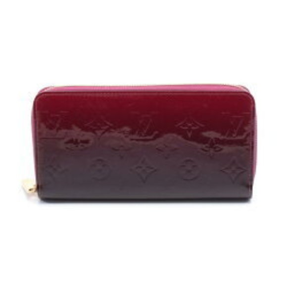 Louis Vuitton Zippy Wallet Long Leather Vernis Bordeaux - Picture 1 of 7